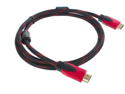 Кабель HDMI-HDMI 2.7 м (в оплетке)