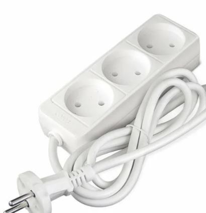Удлинитель СОЮЗ (481S-1310) (3 роз.) длина=10м б/з ПВС 2200Вт 10A  2*1