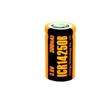 Аккумулятор ET ICR 14250 (300 mAh 2 A) Li-lon
