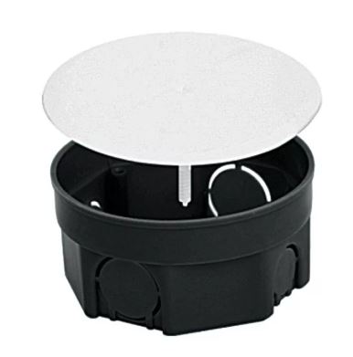 Коробка расп D97*50 для твердых стен с крышкой U-Plast 010-005
