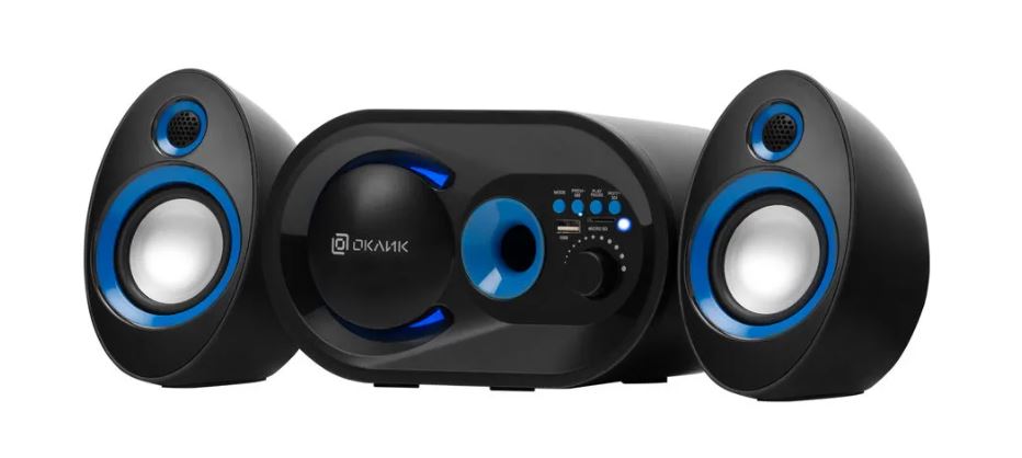 Колонки мультимедийные акустика OKLICK OK-433  2.1 15Bt