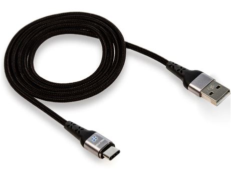 Кабель WALKER C970 Type-C(M) - USB (M) 1м 3.3A ткань