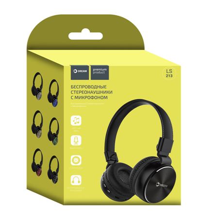 Наушники PZ DRM-LS213-01 DREAM BLUETOOTH стерео-гарнитура полноразмерная