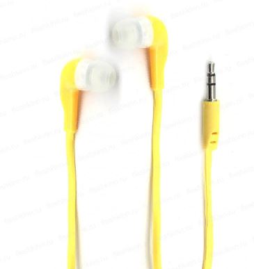 Наушники AUDIO-ENERGY S1 желтые вкладыши канального типа