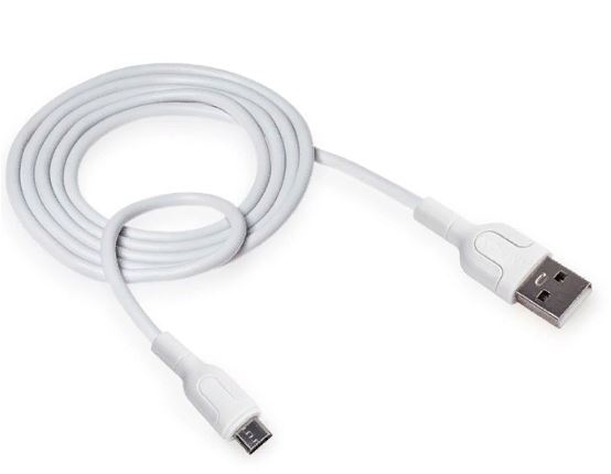 Кабель AMFOX AC-11 USB2.0(AM)- microUSB 1м белый