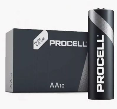 DURACELL LR6 PROCELL INDUSTRIAL 10шт в карт.коробке 33