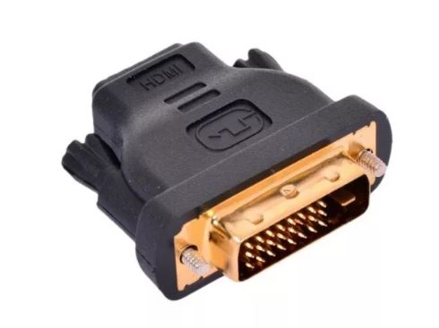 Переходник HDMI(19F) - DVI D (25F) VCON золот.конт.,VAD7819