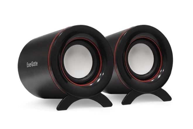 Колонки акустика EXEGATE DISCO 150 черные 2.0 usb. 2*3Bt