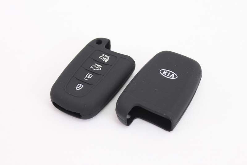 Чехол силиконовый для ключа зажигания KIA Smart 4 buttons;K5, Sorento, Forte,Sportage,Shuma,Borrego