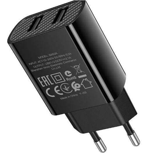 СЗУ 2 USB 2,1A BOROFONE BA53A
