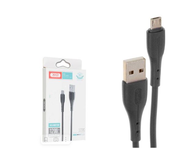 Кабель XO NB-159 2.4A  Micro  1м черный