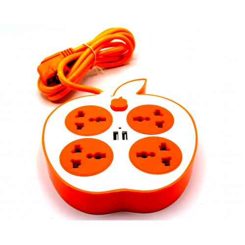 Фильтр сетевой на 4 розетки 2USB входа 2,1A (MM-17830-89)