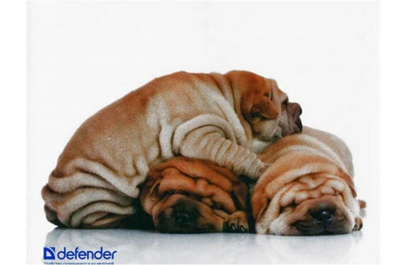 Коврик для мышки DEFENDER SILK ткань+резина 230x190x1.6мм