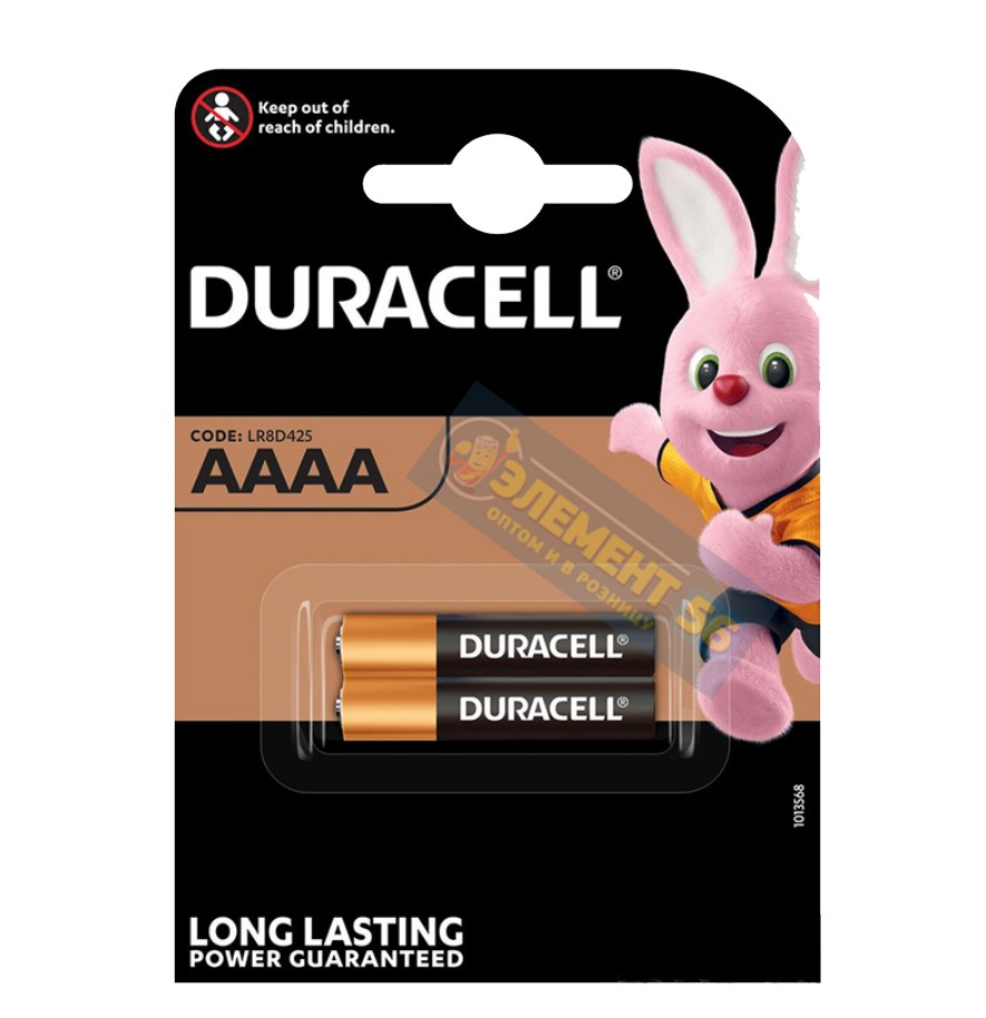 DURACELL ALKALINE BASIC AAAA, 25A, LR61, LR8D425, MN2500 2BL 25