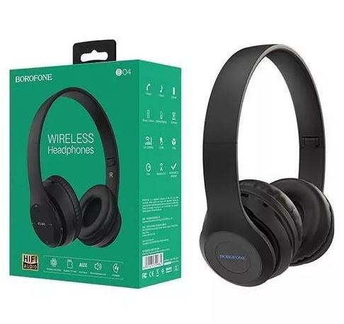 Наушники BOROFON BO4 полноразмерные Bluetooth черный