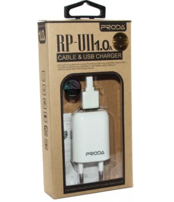 СЗУ PRODA RP-U11 1.0А 1USB (Apple 8pin)