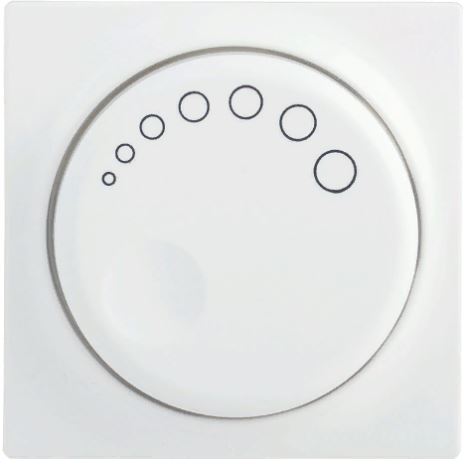 Накладка для диммера IEK BOLERO HC-1-1-ББ (светорегулятор бел. ENB10-D-K01)