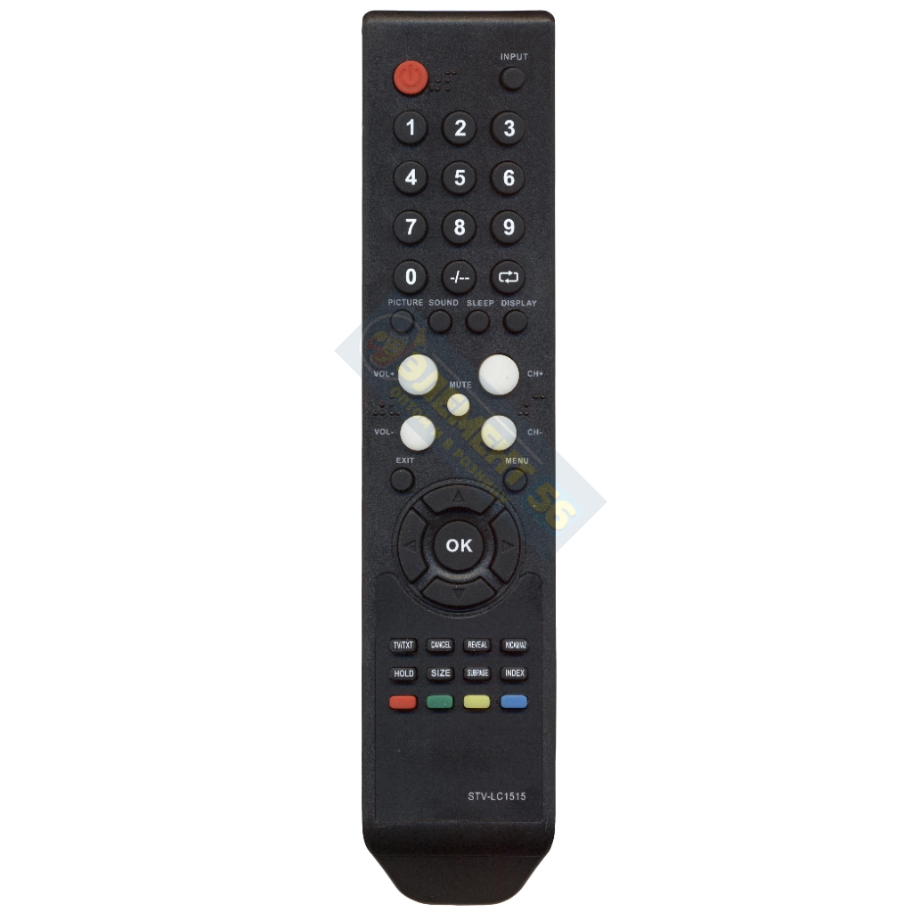 Пульт для телевизора SUPRA RC4B, STV-LC1515W, LET-15T03 CASIO LCD TV тех пак