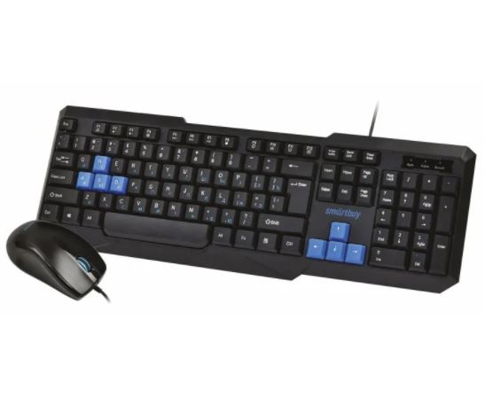 Мышь+клавиатура SMART BUY комплект 230346-KB проводные