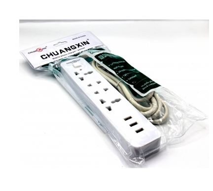 Фильтр сетевой на 4 розетоки и 3 USB входа на 2.1A T01