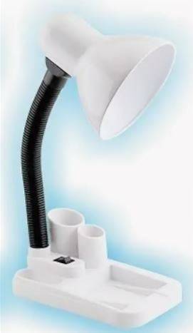 Лампа настольная пенал 60W-E27 белый LEEK TL 0034