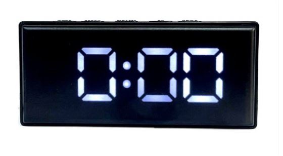 NA6093/6 Часы настольные дата+температура (белый)