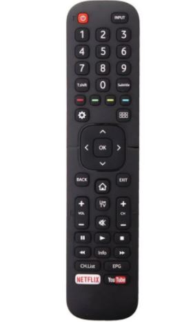 Пульт для телевизора DOFFLER EN2B27DF LCD TV NETFLIX, YOUTUBE тех пак