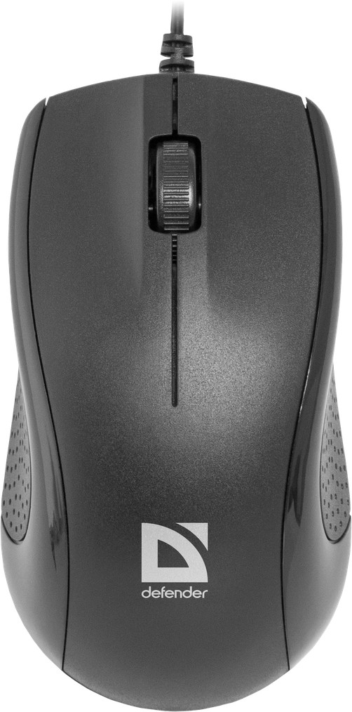 Мышь DEFENDER MB-160 OPTIMUM USB черная проводная 2кн+кл