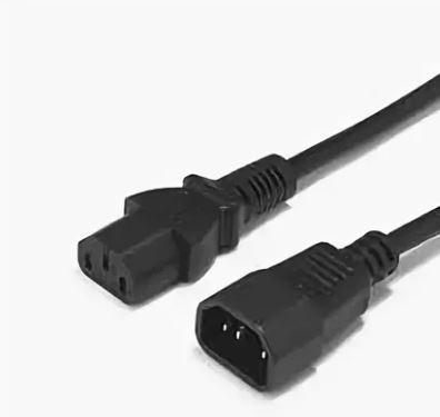 Кабель питания 3Cott 3C-PC-C13-C14 1.8м 10A
