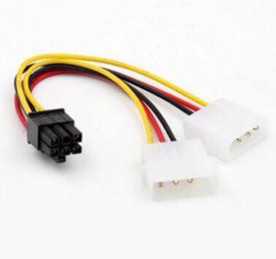 Переходник EXEGATE MOLEX 2 - PCI -E 6 pin 0.15м
