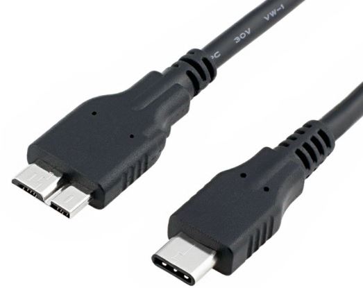 Кабель 5bites Type-C(M) - microUSB (M) 0.5м  черый TC303-05