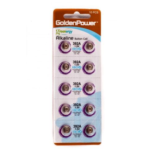 GOLDEN POWER AG3, G3, 384, 392, LR41, L736, SR41W (10) (250)