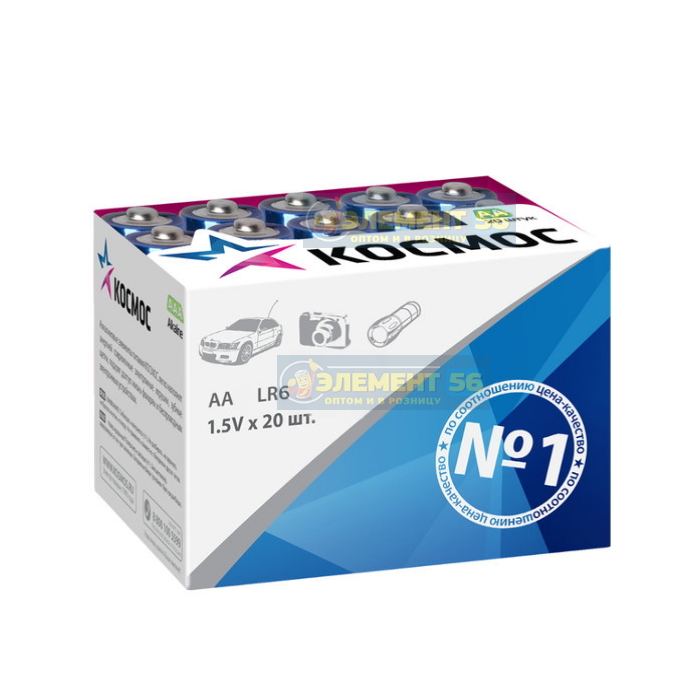 КОСМОС LR6, AA, MN1500, А316 20BOX (20)(640) 30