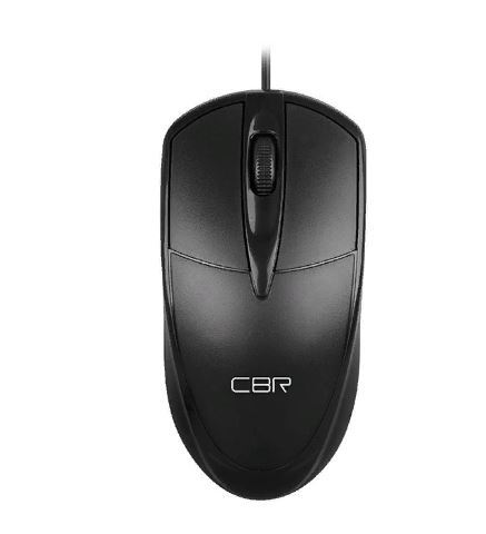 Мышь CBR CM-120 оптическая BLACK USB офисная 1000DPI 1.8м