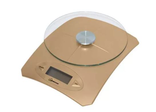 Весы HOMESTAR HS-3002 кухонные до 5кг, дел.1гр, стекло, (CR2032 в компл.)