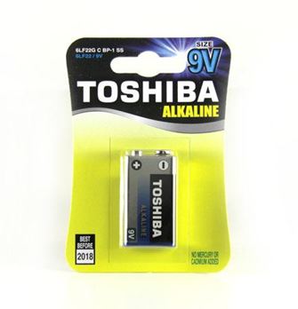 TOSHIBA (КРОНА-ALKALINE) 1BL (10) 1604A, 6LF22, 6LR61, MN1604, MX1604, 6LP3146. 26