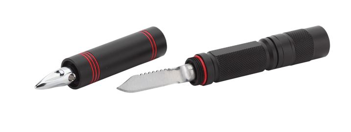Фонарь Армия России MB-603  Кастет(1,5W. алюм, нож, молоток, 1*AAA)