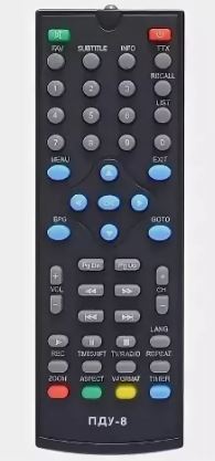 Пульт для приставки ORIEL ПДУ-8 (ver.8) DVB-T2 тех пак