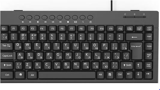 Клавиатура RITMIX RKB-104  проводная