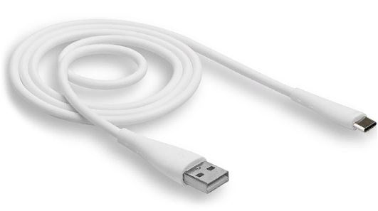 Кабель WALKER C110 Type-C(M) - USB (M) 1м 2.1A белый