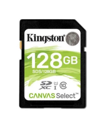 Карта памяти KINGSTON 128GB SECURE DIGITAL SDXC CLASS 10 UHS-I (U1) 30mb/s SDX10V/64GB