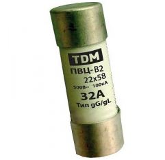 Предохранитель (Плавкая вставка) TDM ПВЦ-В2 500В 50А SQ0729-0033