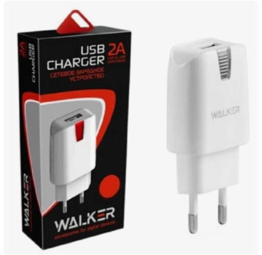 СЗУ 1 USB 2.1A WALKER WH-21 белый