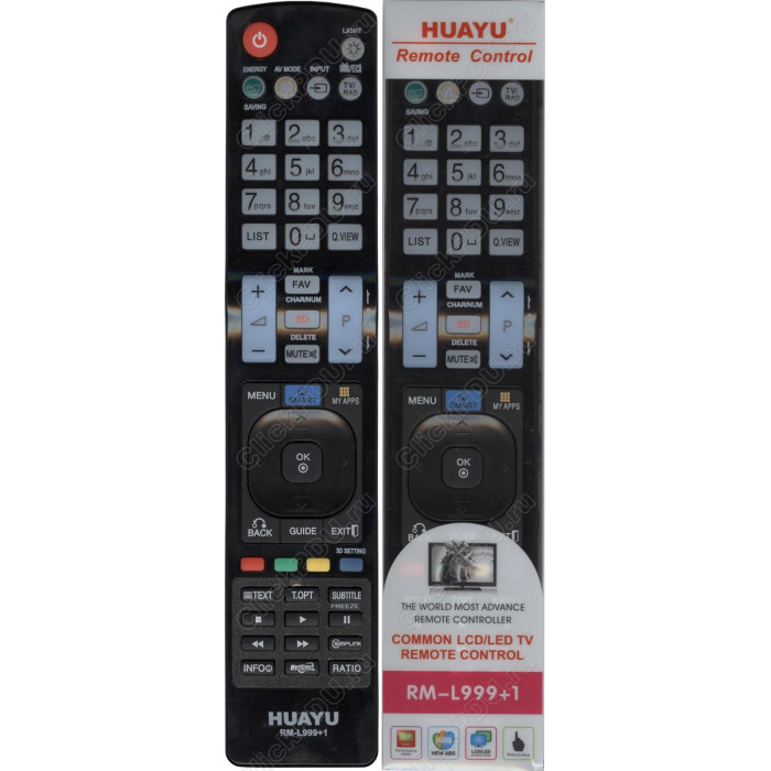 Пульт для телевизора LG RM-L999+1 LCD TV 3D