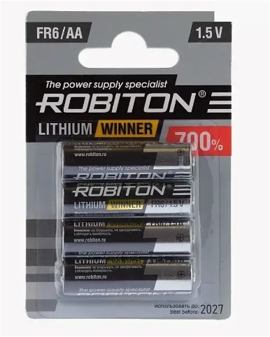 ROBITON LITHIUN WINNER FR6, AA, 6106, А316 4BL (40) (320) 26