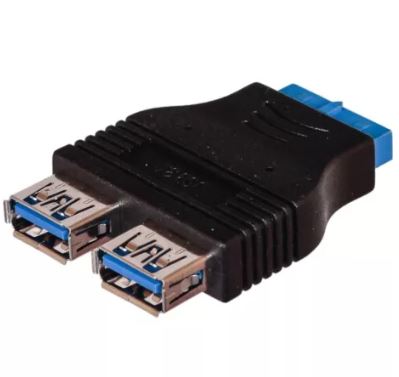 Переходник 5bites UA-3004 USB 3.0 2*AF/20 PIN F