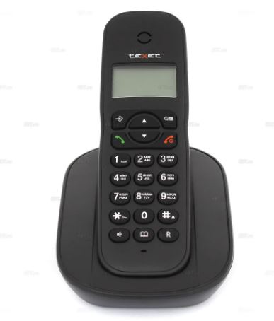 Радиотелефон проводной TEXET TX-D4505A. черный