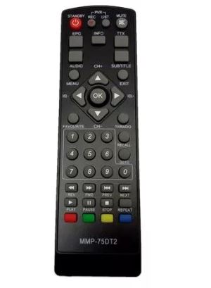 Пульт для приставки MISTERY MMP-75DT2 DVB-T2 тех пак