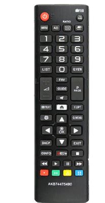 Пульт для телевизора LG AKB74475490 тех пак