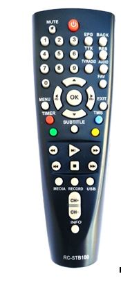 Пульт для приставки BBK RC-STB100 (RC-STB103, RC-SMP712) DVB-T2 тех пак
